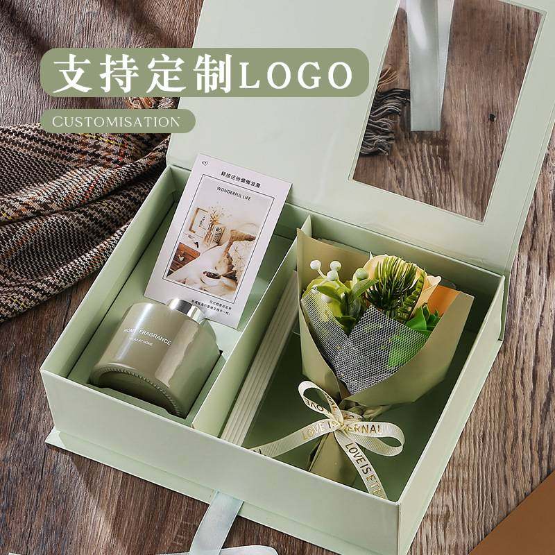 七夕教师节日礼物送婆婆伴手礼妈妈老师香薰花束实用生日礼品礼盒