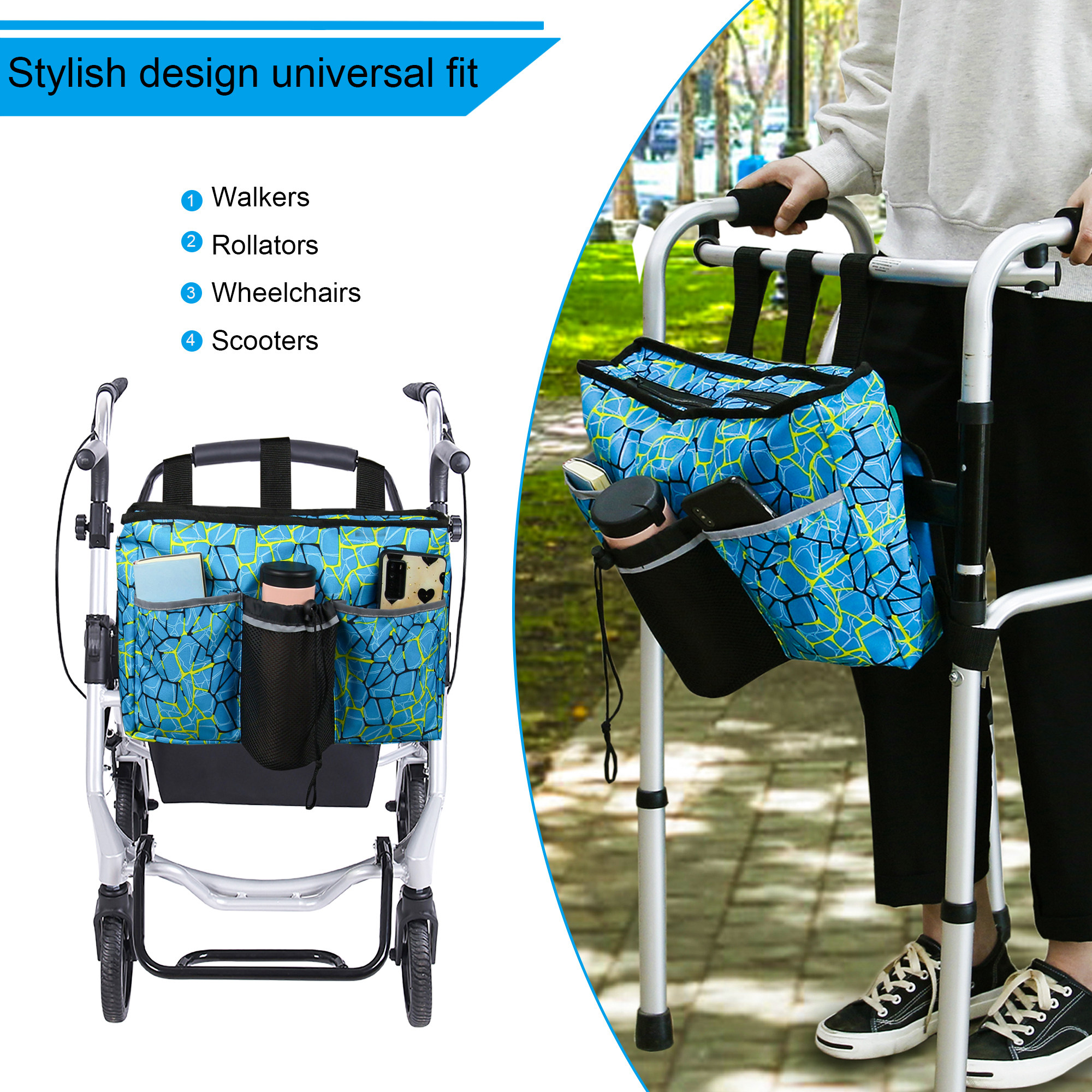 漫天户外新品新品包邮收纳挂袋外出用品水杯眼镜纸巾等收纳挂袋