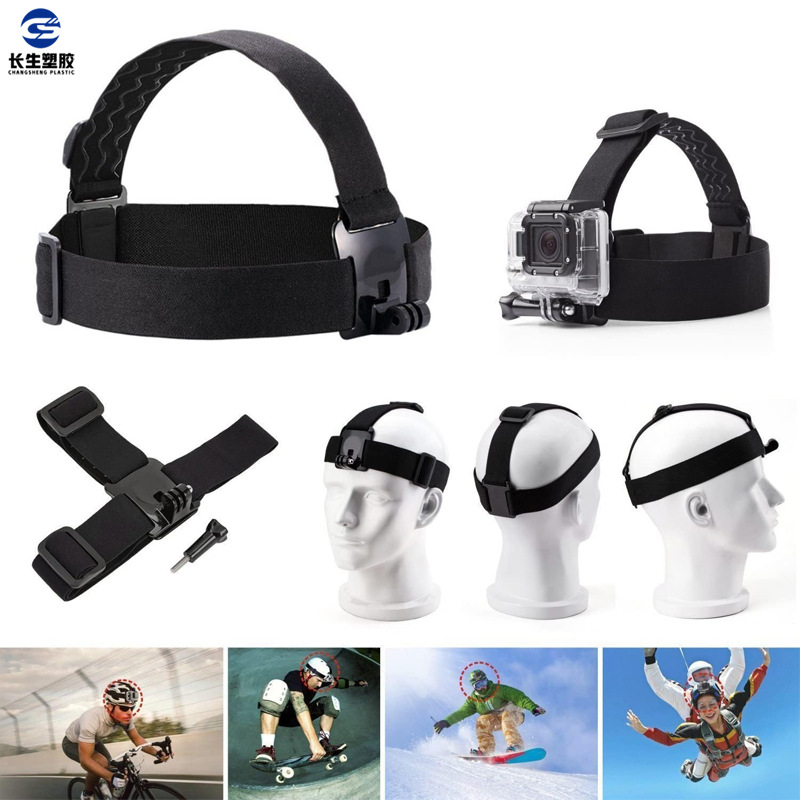 gopro第一人称视角拍摄配件胸带头带自拍杆运动相机配件骑行套装