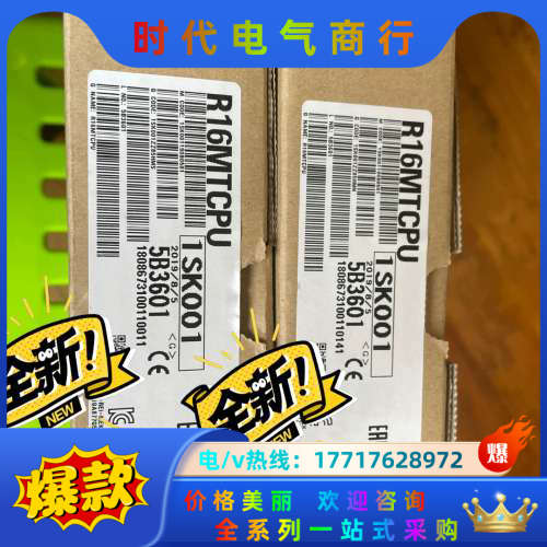 全新原装正品模块R16MTCPU两台，全新原装正品，议价