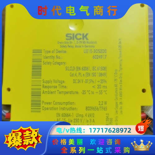 SICK/西克继电器，UE10-30S2D0，60249议价