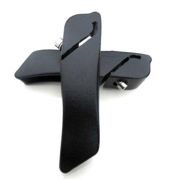 山地车自行车一体小付把牛羊角锁死把套铝合金休息副把山地车副把