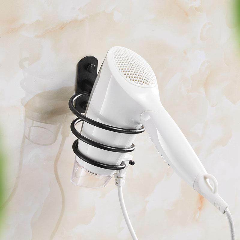 吹风机架免打孔太空铝壁挂置物架 浴室卫生间电吹风收纳架支架