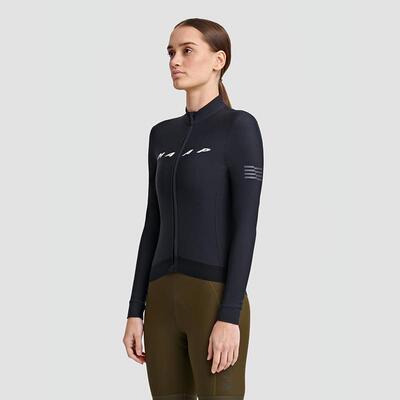 2025新款MAAP男女款秋冬长袖骑行服抓绒保暖户外运动上衣速干透气