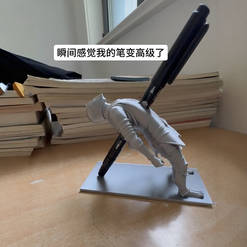 好拉风的笔架~亡灵骑士笔筒