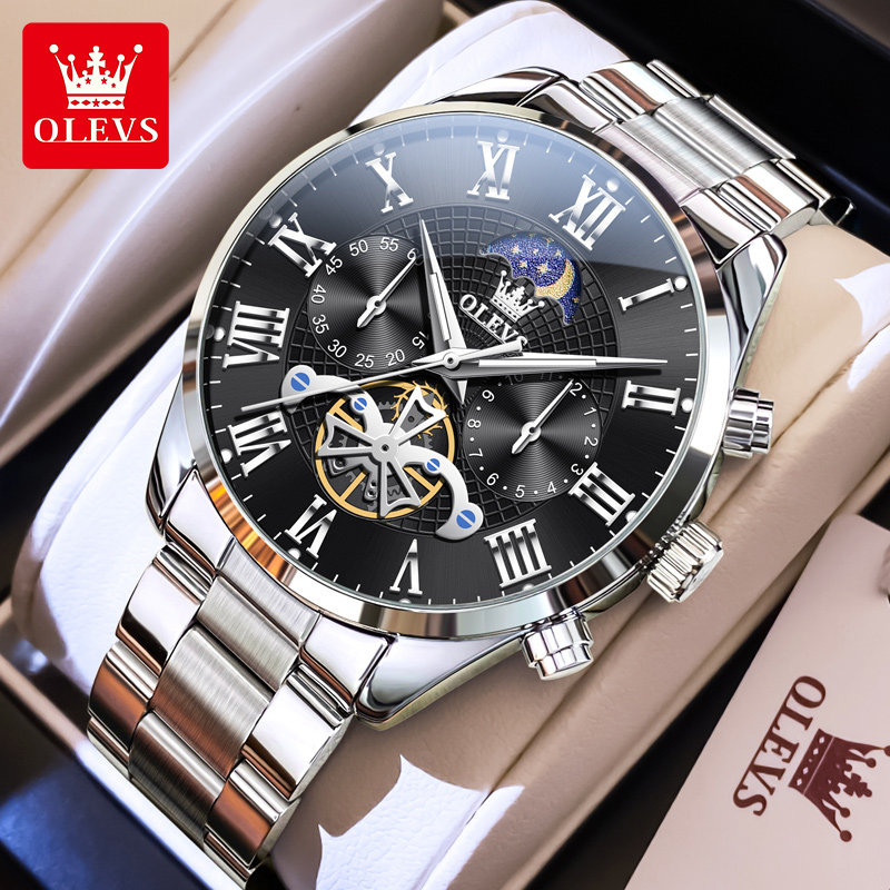 瑞士认证正品牌手表男款机械表男全自动防水月相石英男生名式十大