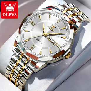 手表男款正品牌全自动机械表男表男生成人名式防水石英表男士瑞士