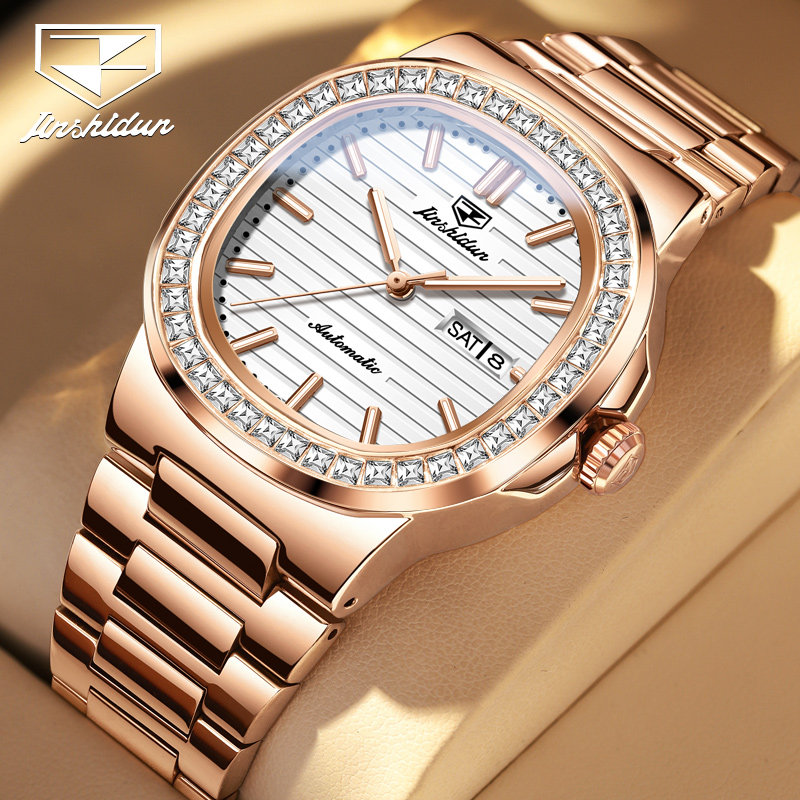 瑞士认证正品牌手表男士款纯机械表男全自动钢带防水商务名式十大