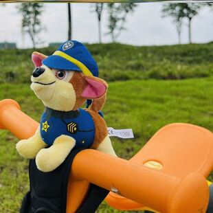 平衡车护胸车把防撞保护套滑步车护胸卡通公仔平衡车装饰护套玩偶