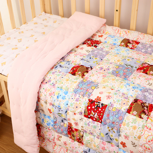 纯棉花百家被手工拼布幼儿园新生婴儿童宝宝礼物四季成品百福被子