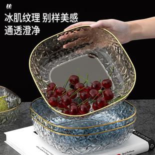 办公室用果盘家用客厅茶几水果盘零食摆放盘子高级感轻奢厂家