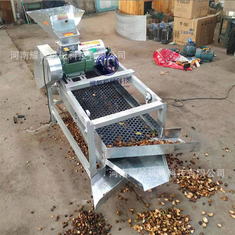 山茶籽剥壳机 全自动青茶果脱皮机 小型无损山茶籽分离设备 厂家