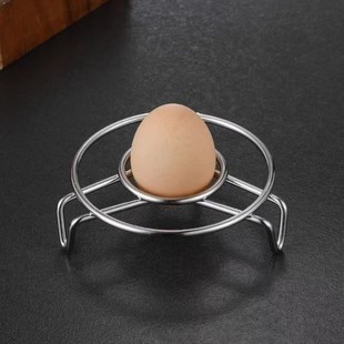 家用316不锈钢食品级迷你蒸架蒸笼煮蛋隔水蒸架电煮锅加粗蒸蛋架
