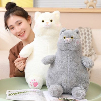 慵懒猫玩偶公仔适合送q给女朋友的生日礼物女生闺蜜女孩子实用惊