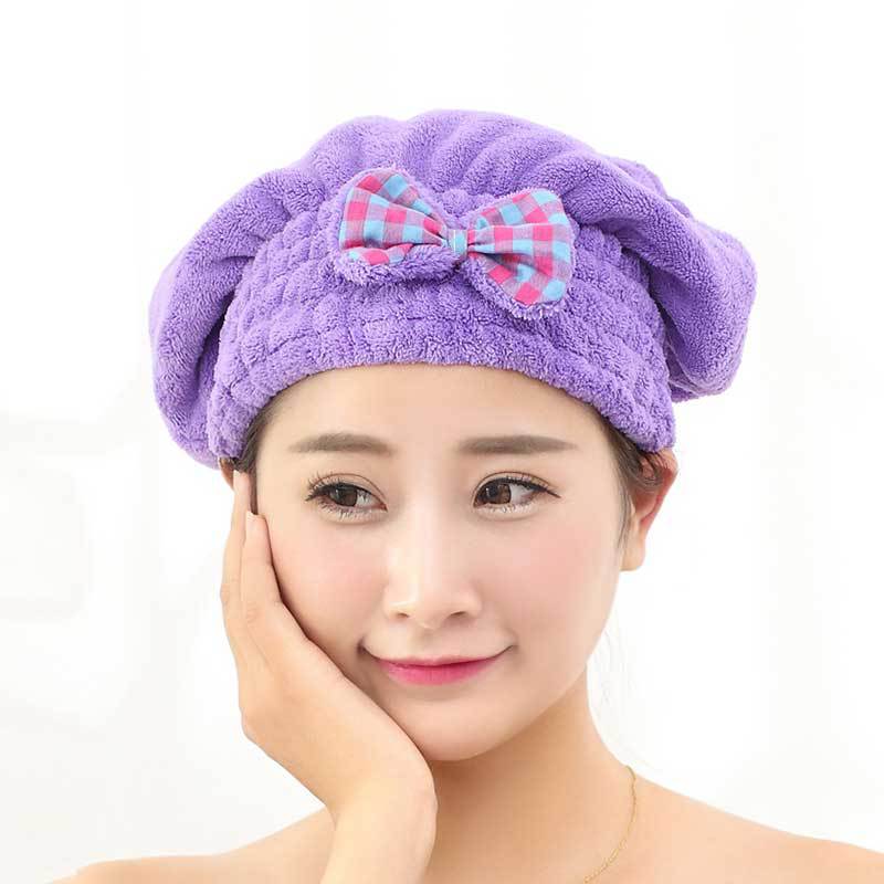 直销超细纤维干发帽超强吸水干发巾毛巾帽子快速吸水包头巾