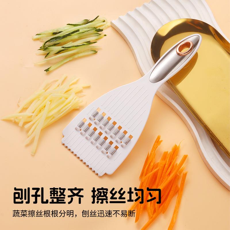 新款不锈钢刨丝器家用切菜器萝卜土豆丝蔬菜擦丝器厨房小工具