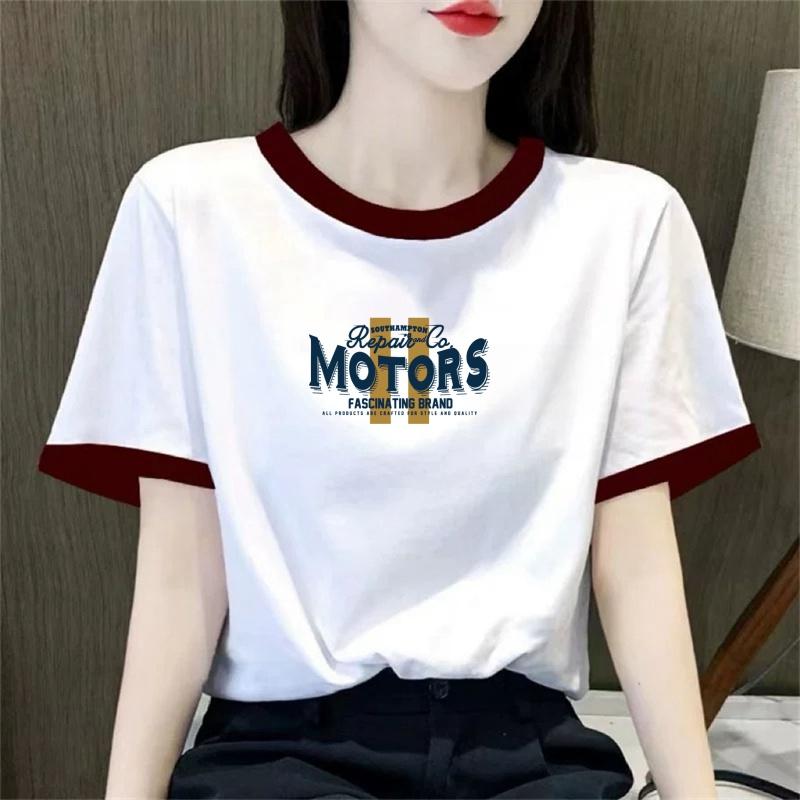 清仓捡漏外贸妈撞色拼接短