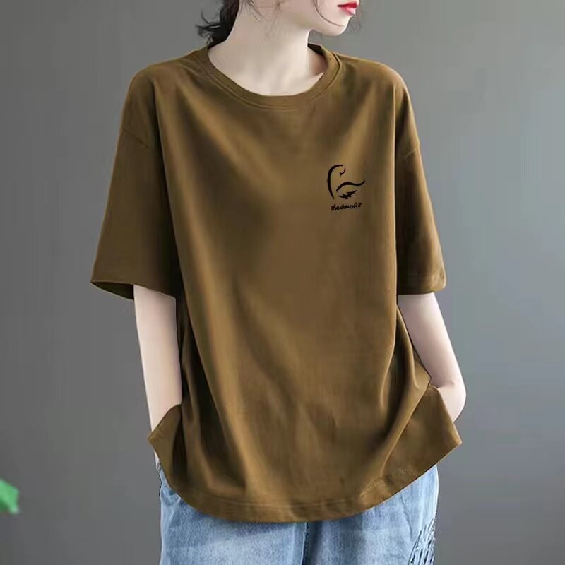 短袖t恤女新款夏季时尚百