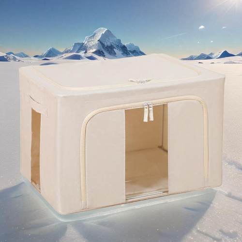 派士龙整理师专用牛津布环保收纳箱六钢架衣物棉被折叠防水百纳箱