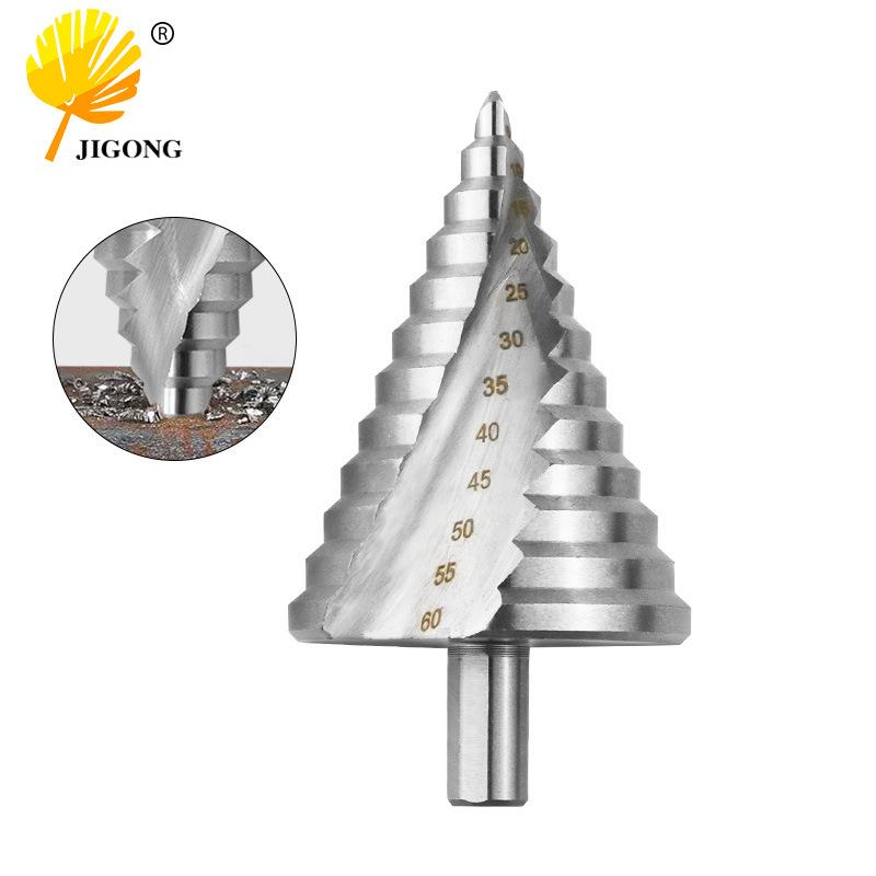 螺旋槽阶梯钻6-60MM 宝塔钻头多用途 台阶钻开孔器/扩孔钻头