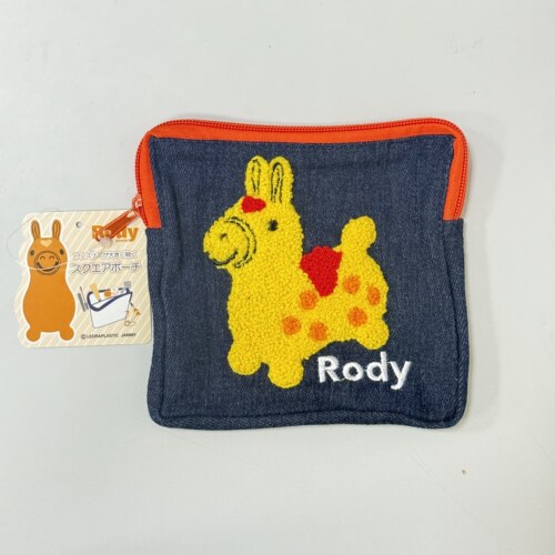 现货日本 RODY跳跳马 刺绣毛绒零钱包收纳包动漫14cm（176）