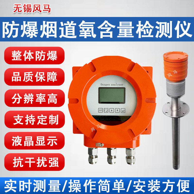 氧化锆氧量分析仪防爆探头氧含量分析仪锅炉窑炉氧含量检测
