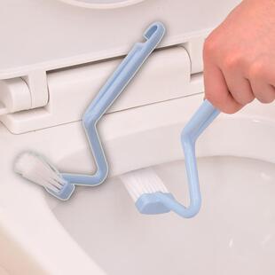 卫生间S型马桶刷 日式死角清洁刷创意坐便器刷塑料弯曲刷洁厕刷子