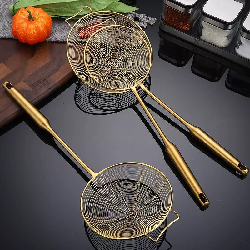 不锈钢线漏勺火锅漏网筛 油炸沥油滤网勺 沥水勺捞面笊篱饺子捞勺,厨房/烹饪用具,漏勺/滤网勺,淘宝优惠券,粉丝福利购,淘宝优惠卷