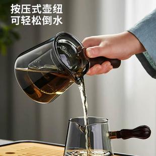 耐孟瀚侧把玻璃茶煮明电茶壶陶炉壶煮器高泡茶壶家用烧水温壶可火