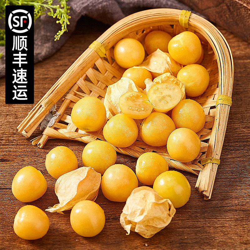 东北姑娘果薄皮黄菇娘小金豆