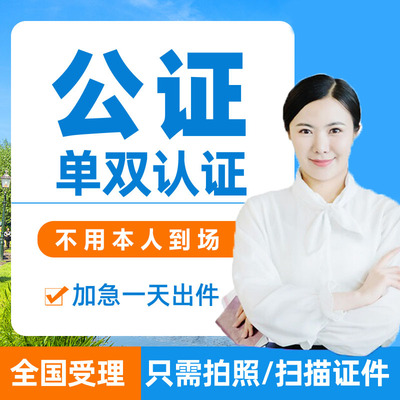 公证翻译出生亲属关系成绩无犯罪委托户口驾照学历未婚姻海牙认证