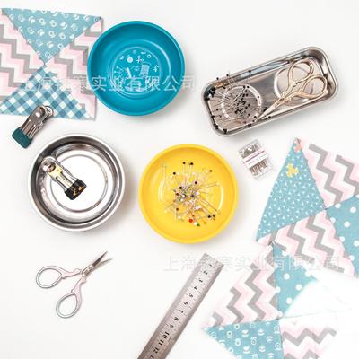 Maqnetic pin Dish 缝纫工具四色磁铁收纳磁碗吸针碗拼布收纳工具