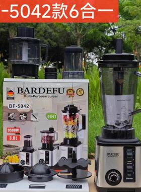 3L6in1blender跨境北美欧不锈钢大容量纯铜破壁机绞肉机榨汁机