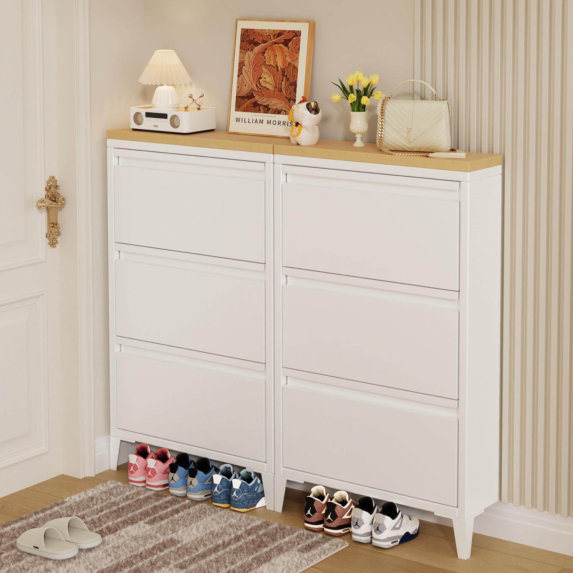 超薄鞋柜12-15cm钢制家用门口入户楼道玄关挂墙铁皮柜金属大容量,住宅家具,鞋柜,淘宝优惠券,粉丝福利购,淘宝优惠卷