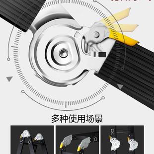 多功能折叠梯子加厚铝合金关节人字梯家用四步四折楼梯便携工程梯
