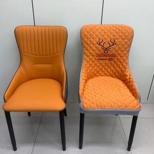 通用椅子套罩加厚坐垫餐椅套 北欧鱼尾弧形椅套罩防滑全包家用四季
