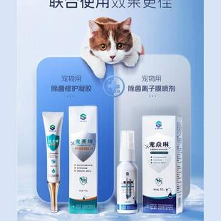 伤口宠物猫炎动保宠绝育外伤狗狗凝胶生肌芙琳五星愈合咪趾间术后