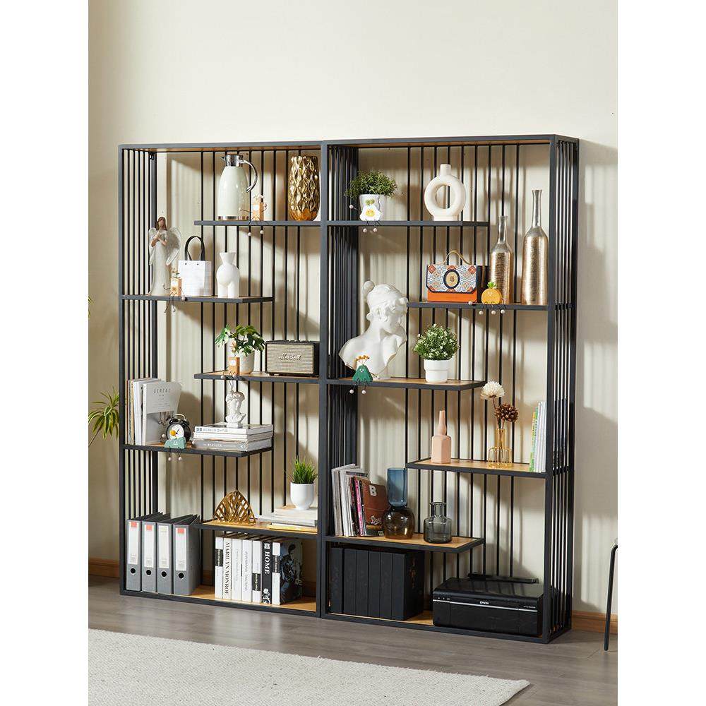 带灯美甲展示架多层货架铁艺博古置物收纳架客厅简约靠墙落地书架,商业/办公家具,置物架/陈列架/储物架/展示架,淘宝优惠券,粉丝福利购,淘宝优惠卷