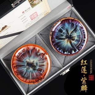 3N林宗福大师建盏茶杯对杯陶瓷茶盏主人杯情侣一对