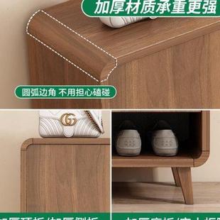 柜家用门口新款 纯实木鞋 一体入户大容量定制室内玄关柜阳台门厅柜