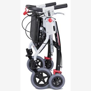 日本优裕原装进口手推滑板车折叠式座椅杂货购物车老人步行者