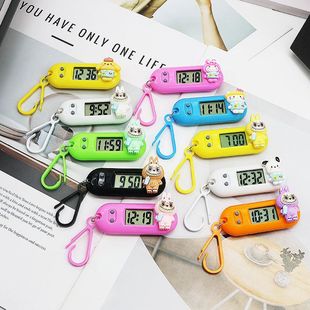 新款卡通便携挂表学生迷你电子表学习考试时间表挂件闺蜜礼品