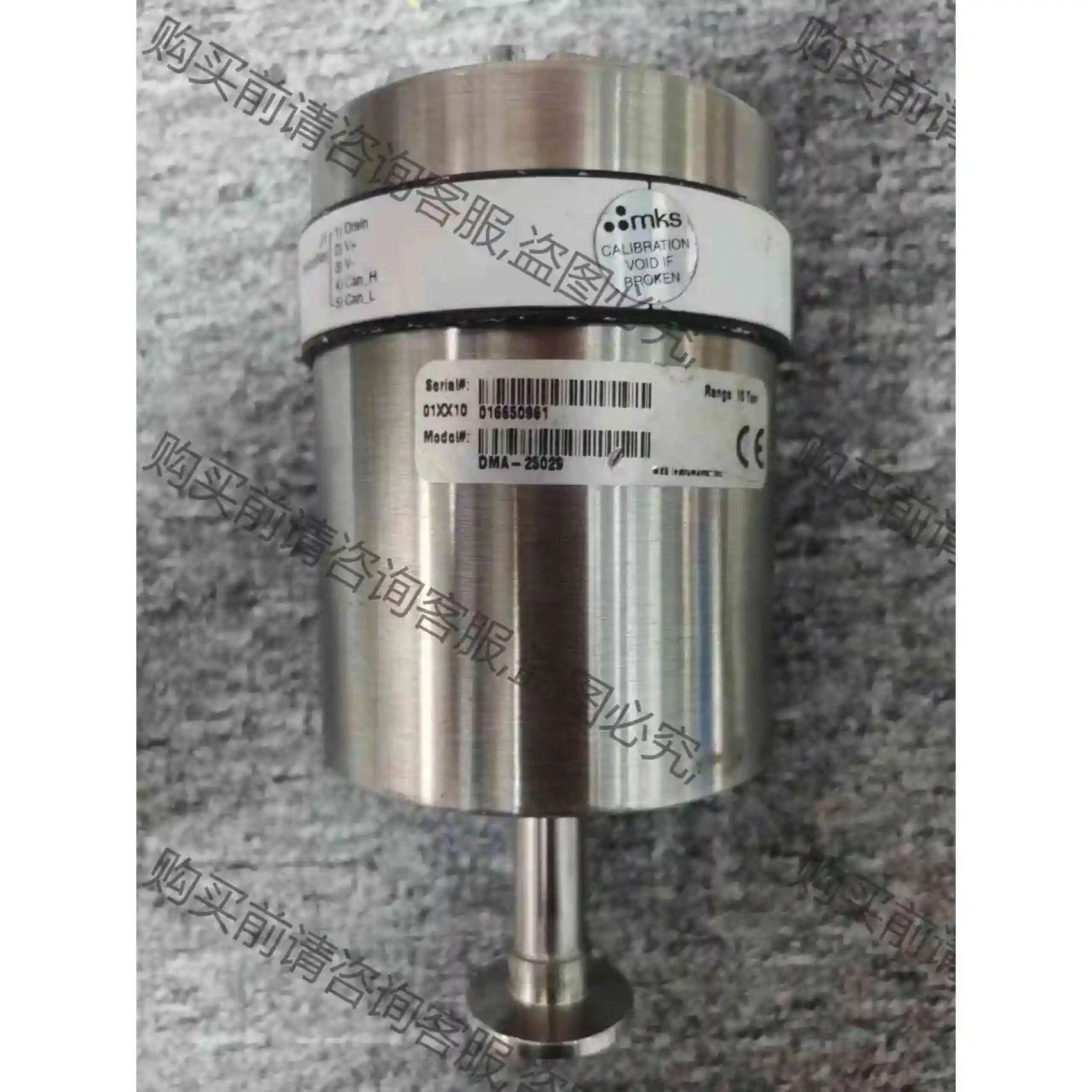 MKS DMA-25029 VACUUM GAUGE,10T 议价再拍