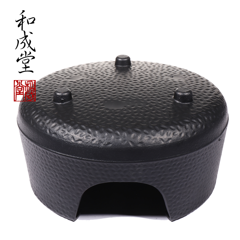 日式两用铁炭炉 铸铁风炉 酒精炉 铸铁壶加热保温伍德碳炉 烧碳炉