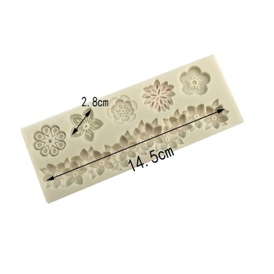 Flowers A Variety of Fondant Silicone Mold DIY Cake Circumfe