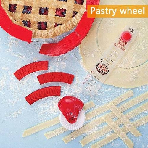 极速Pizza Pastry Lattice Cutter Plastic Kitchen Manual Cutti