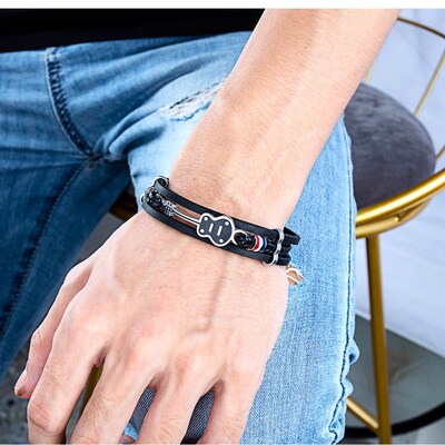 极速Hot Sales Mens Titanium Steel Musical Instrument Leathe