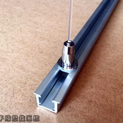 182米银色铝合金挂画轨道预埋轨墙顶两用可移动滑轨挂画槽线器材