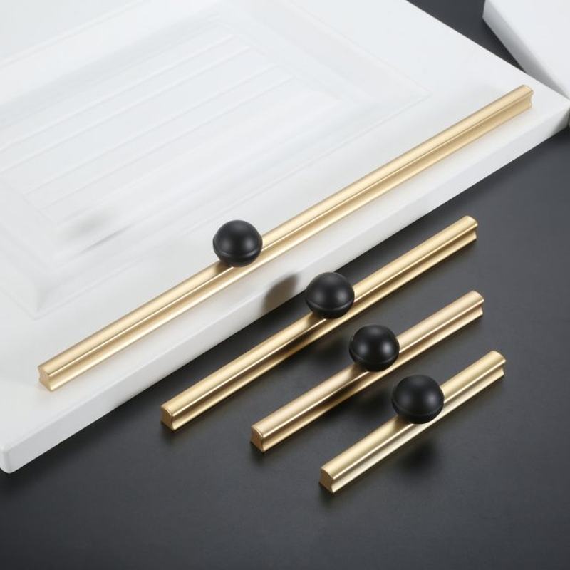 Modern  Door Long Furniture Handle 96/128/192/320MM Cabinet