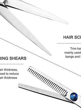 11 PCS Hair Cutting Scissors  Professional Barber Kit Scisso